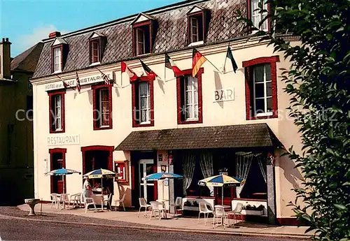 AK / Ansichtskarte Vierville sur Mer Hotel Restaurant de la Place Vierville sur Mer