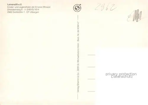 AK / Ansichtskarte Grossefehn Leinerstift Grossefehn