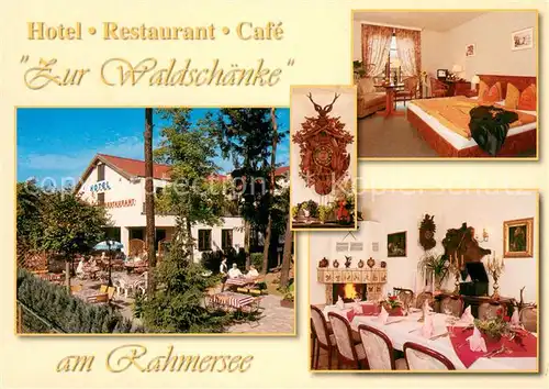 AK / Ansichtskarte Wandlitz Hotel Restaurant zur Waldsch?nke Wandlitz
