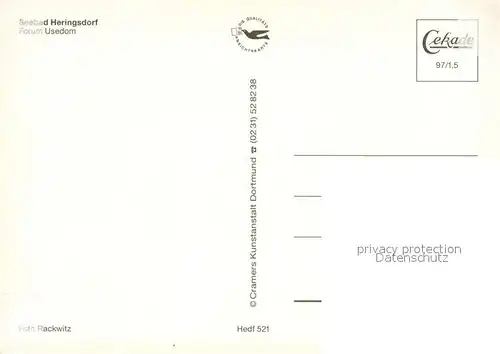 AK / Ansichtskarte Heringsdorf_Ostseebad_Usedom Forum Usedom Heringsdorf_Ostseebad