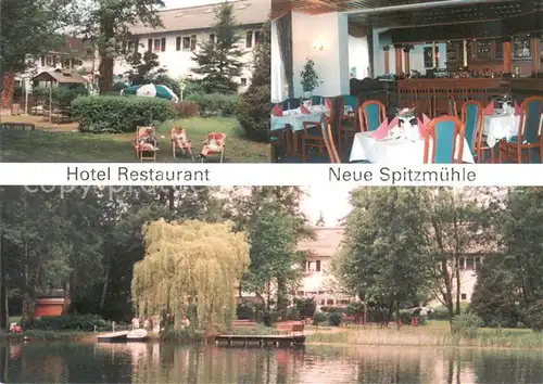 AK / Ansichtskarte Strausberg_Brandenburg Hotel Restaurant Neue Spitzm?hle Strausberg Brandenburg