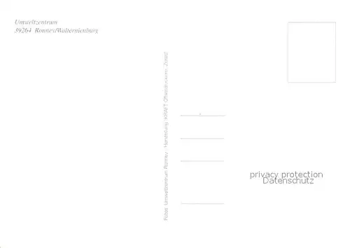 AK / Ansichtskarte Walternienburg Umweltzentrum Walternienburg
