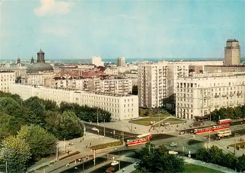 AK / Ansichtskarte Warszawa Strassenbahnen Warszawa