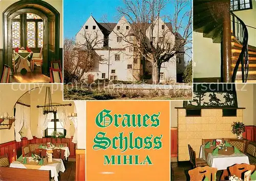 AK / Ansichtskarte Mihla Grause Schlo? Restaurant Mihla