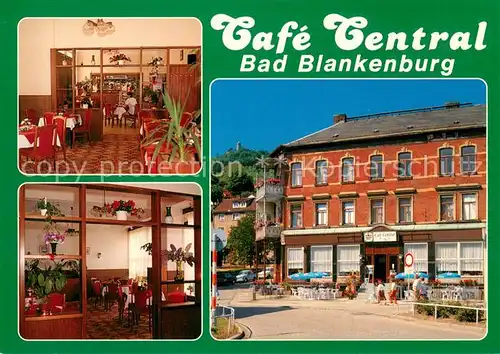 AK / Ansichtskarte Bad_Blankenburg Caf? Central Bad_Blankenburg