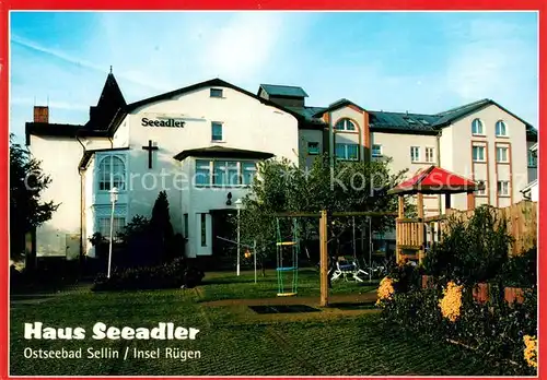 AK / Ansichtskarte Sellin_Ruegen Gaestehaus Pension Haus Seeadler Garten Sellin Ruegen