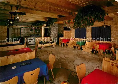 AK / Ansichtskarte Piding Ausflugsziel Pfannstiel Alm am Hoegl Gaststube Piding