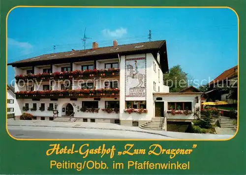 AK / Ansichtskarte Peiting Hotel Gasthof Zum Dragoner Peiting