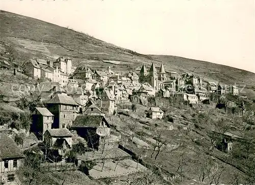 AK / Ansichtskarte Conques_Aveyron Vue panoramique Sud Ouest Conques Aveyron