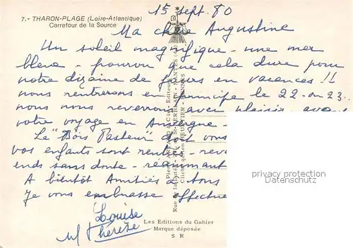 AK / Ansichtskarte Tharon Plage Carrefour de la Source Vue aerienne Tharon Plage