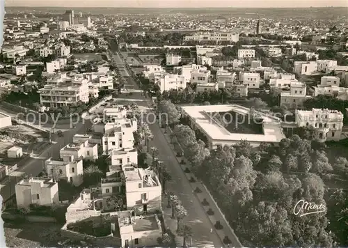 AK / Ansichtskarte Casablanca Colline Mers Sultan Le Palais Imperial et la nouvelle Medina Vue aerienne Casablanca