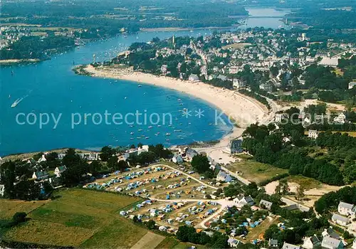AK / Ansichtskarte Benodet A proximite de la Grande Plage du Trez Le Camping du Poulquer Vue aerienne Benodet