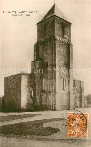 AK / Ansichtskarte Royan_Charente Maritime Saint Pierre Eglise Royan Charente Maritime