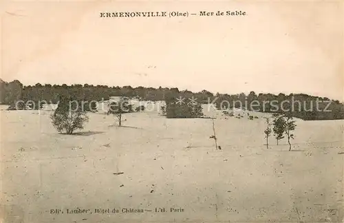 AK / Ansichtskarte Ermenonville Mer de Sable Ermenonville
