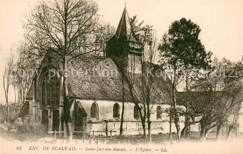 AK / Ansichtskarte Beauvais_Oise Saint Just des Marais Eglise 