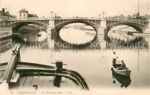 AK / Ansichtskarte Compiegne_Oise Le Nouveau Pont Compiegne Oise