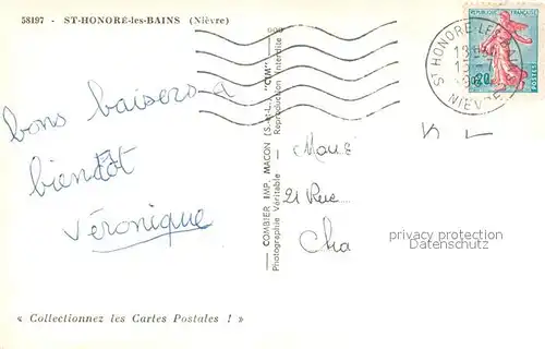 AK / Ansichtskarte Saint Honore les Bains Vue d ensemble Saint Honore les Bains