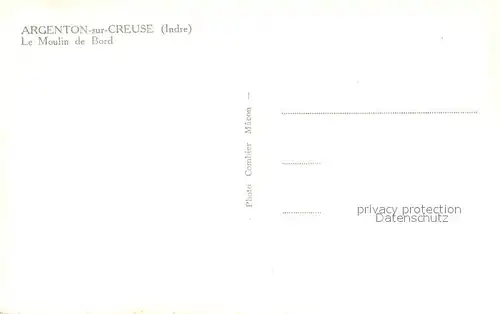AK / Ansichtskarte Argenton sur Creuse Le Moulin de Bord Argenton sur Creuse