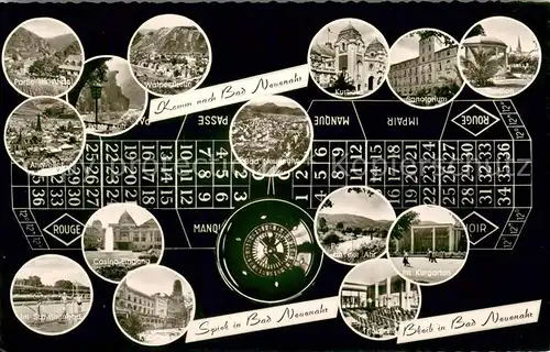 AK / Ansichtskarte Bad_Neuenahr Ahrweiler Casino Kurhaus Sanatorium Pavillon Schwimmbad Roulette Ahrpartie Bad_Neuenahr Ahrweiler