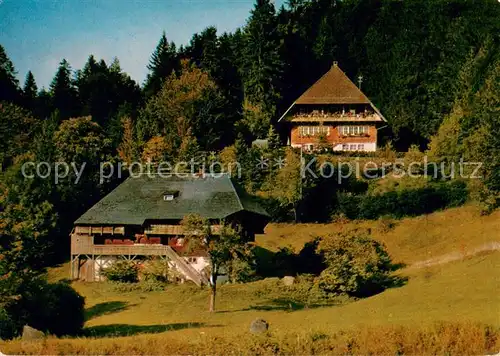 AK / Ansichtskarte Hintertodtmoos Pension Cafe Fichtenhof im Schwarzwald Hintertodtmoos