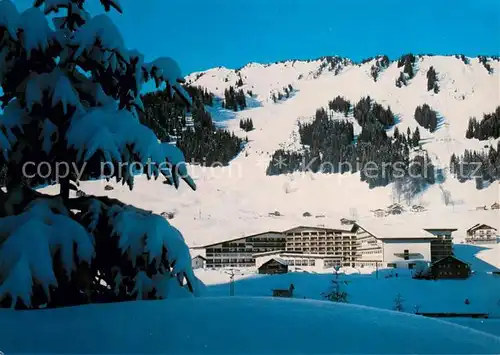 AK / Ansichtskarte Mittelberg_Kleinwalsertal Apart Hotel Winterlandschaft Alpen Mittelberg_Kleinwalsertal
