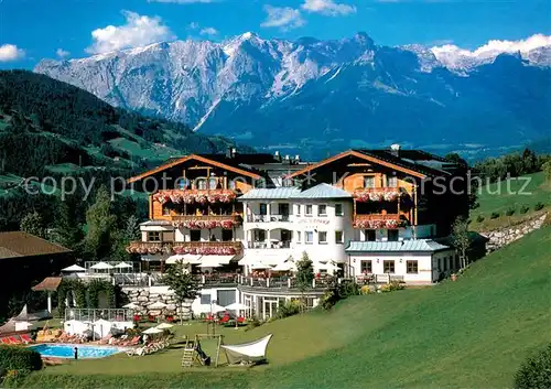 AK / Ansichtskarte Sankt_Johann_Pongau Hotel Sonnhof Alpenpanorama Sankt_Johann_Pongau