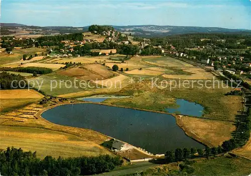 AK / Ansichtskarte Saint Agreve Le Lac et la Ville Vue aerienne Saint Agreve