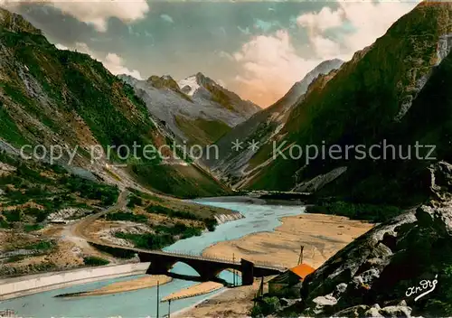 AK / Ansichtskarte La_Berarde Route de La Berarde au Pont du Plan du Lac La_Berarde