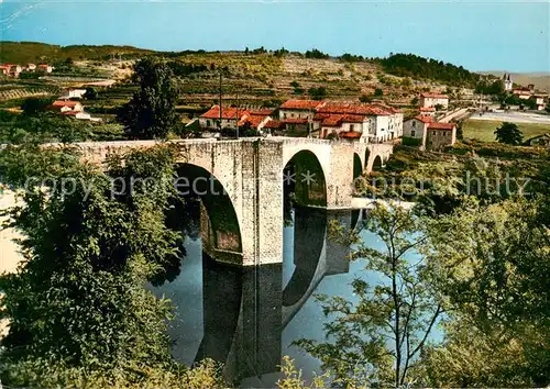 AK / Ansichtskarte Les_Vans Le Pont sur le Chassezac a Chambonas Les_Vans