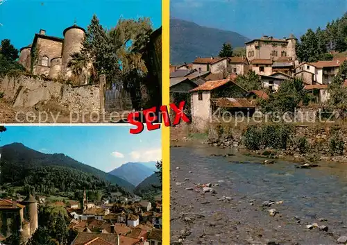 AK / Ansichtskarte Seix Le chateau Le village Le Salat Seix