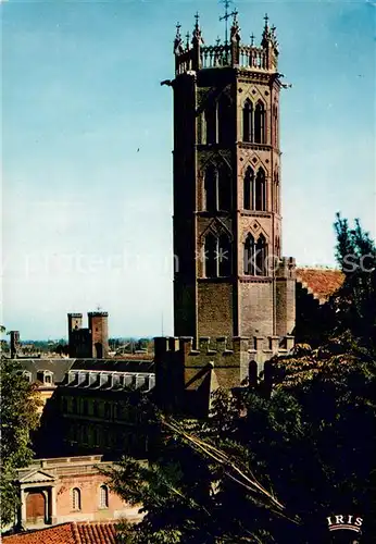AK / Ansichtskarte Pamiers Les trois chlochers la Cathedrale Notre Dame du Camp Pamiers