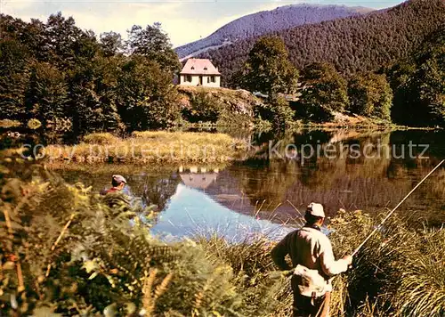 AK / Ansichtskarte Bethmale Pecheur ou lac de Bethmale en Ariege Bethmale