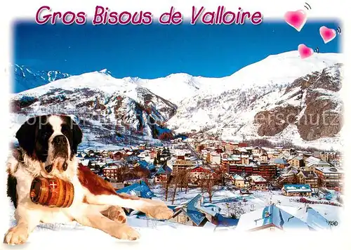 AK / Ansichtskarte Valloire_Savoie Panorama sur une pittoresque station village Valloire Savoie