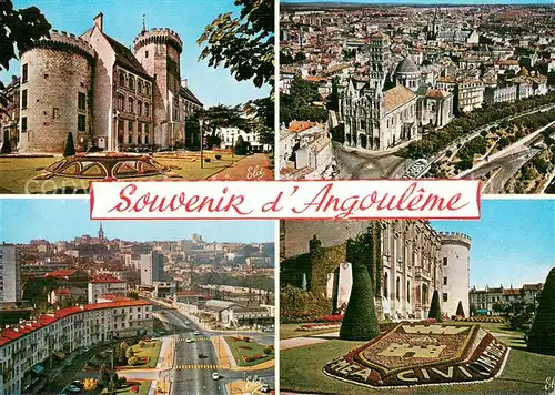 AK / Ansichtskarte Angouleme Hotel de Ville Vue generale Le nouveaux Quartiers de la Gare Hotel de Ville ses Jardins Angouleme
