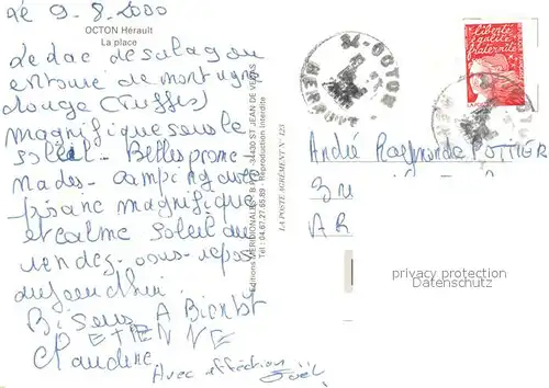 AK / Ansichtskarte Octon La place Octon