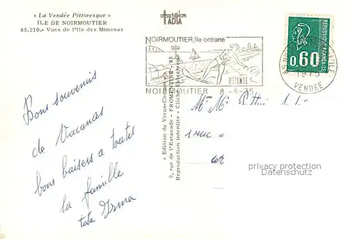 AK / Ansichtskarte Ile_de_Noirmoutier Vues d ensembles de lIle des Mimosas Ile_de_Noirmoutier