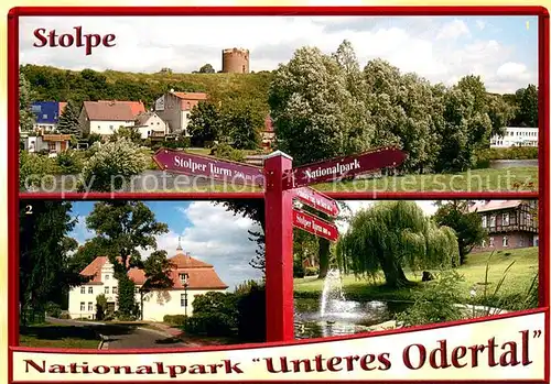 AK / Ansichtskarte Stolpe_auf_Usedom Nationalpark Unteres Odertal Stolpe_auf_Usedom