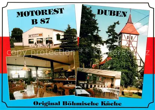 AK / Ansichtskarte Duben Motorest B 87 Duben