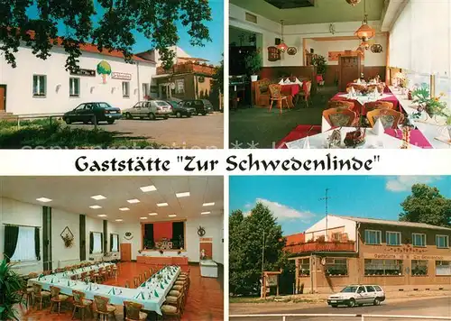 AK / Ansichtskarte Brielow Restaurant zur Schwedenlinde Brielow