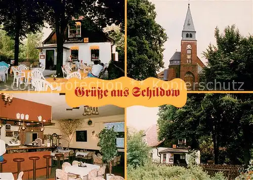 AK / Ansichtskarte Schildow Restaurant Kastanienhof Schildow