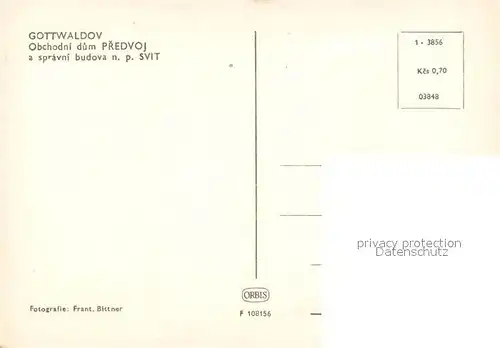 AK / Ansichtskarte Gottwaldov_Tschechien Predvoj Gottwaldov Tschechien