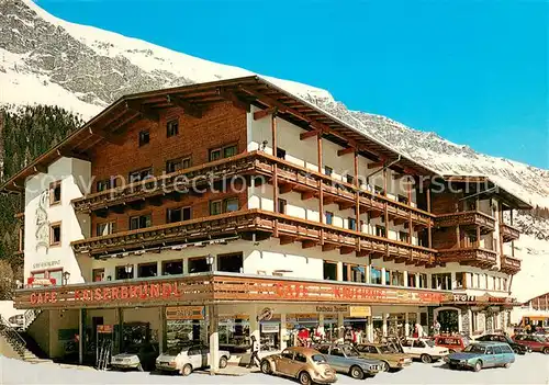 AK / Ansichtskarte Hintertux_Zillertal Hotel Neu Hintertux Caf? Kaiserbr?ndl Hintertux_Zillertal