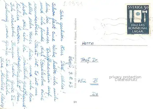 AK / Ansichtskarte Stockholm  Stockholm