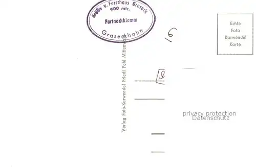 AK / Ansichtskarte Graseck Forsthaus Graseck mit Wetterstein Graseck