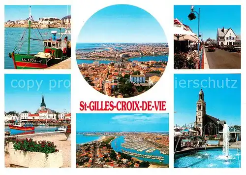 AK / Ansichtskarte Saint Gilles Croix de Vie_Vendee Vue d ensemble Saint Gilles Croix de Vie