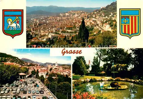 AK / Ansichtskarte Grasse_Alpes_Maritimes Vue generale La place du Cours Le Jardin Grasse_Alpes_Maritimes