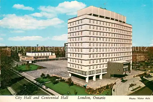 AK / Ansichtskarte London_Ontario City Hall and Centennial Hall London Ontario