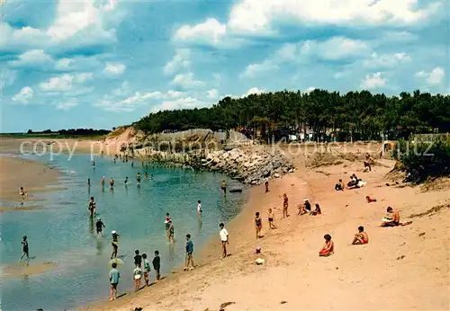 AK / Ansichtskarte La_Faute sur Mer LAiguillon sur Mer Plage de la belle Henriette et des violettes La_Faute sur Mer
