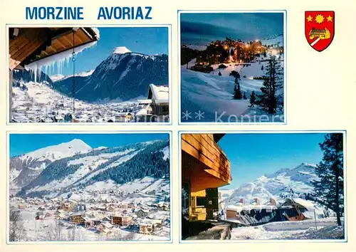 AK / Ansichtskarte Avoriaz Station sans voitures Panorama Avoriaz