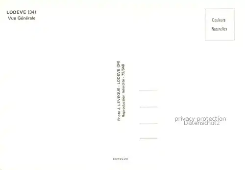 AK / Ansichtskarte Lodeve Vue generale Lodeve